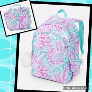 justice tie dye backpack